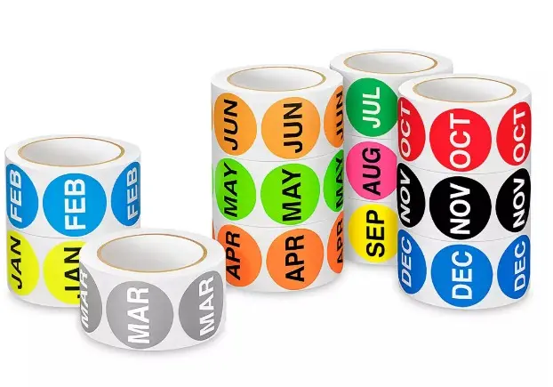 Kit Etiqueta FIFO Circulares MESES