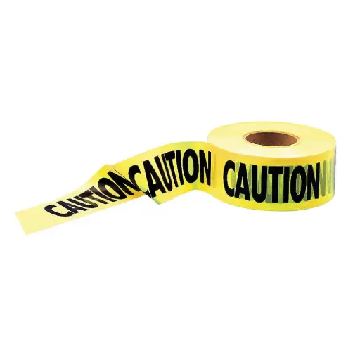 [EMPC-CDB030100] CINTA DE BARRICADA - 3" X 1,000', "CAUTION"